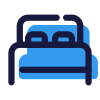 Bed icon representing Airbnb turnover service